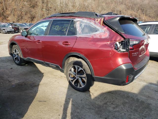 4S4BTANC4L3139801 - 2020 SUBARU OUTBACK LI BURGUNDY photo 2