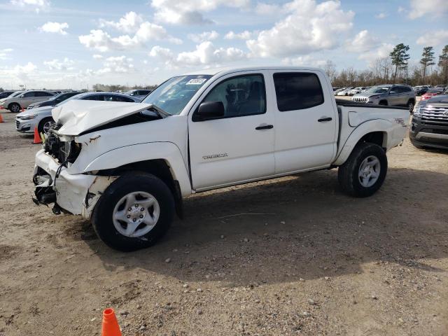 5TEJU62N15Z096068 - 2005 TOYOTA TACOMA DOU WHITE photo 1