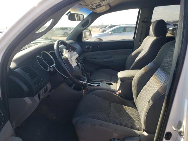 5TEJU62N15Z096068 - 2005 TOYOTA TACOMA DOU WHITE photo 7