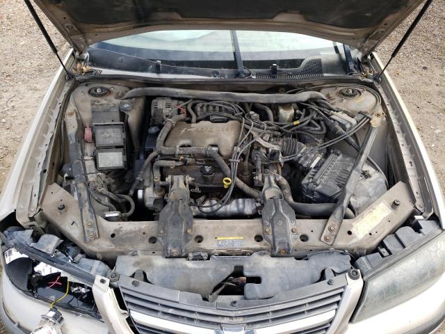 2G1WF52E229373136 - 2002 CHEVROLET IMPALA TAN photo 11