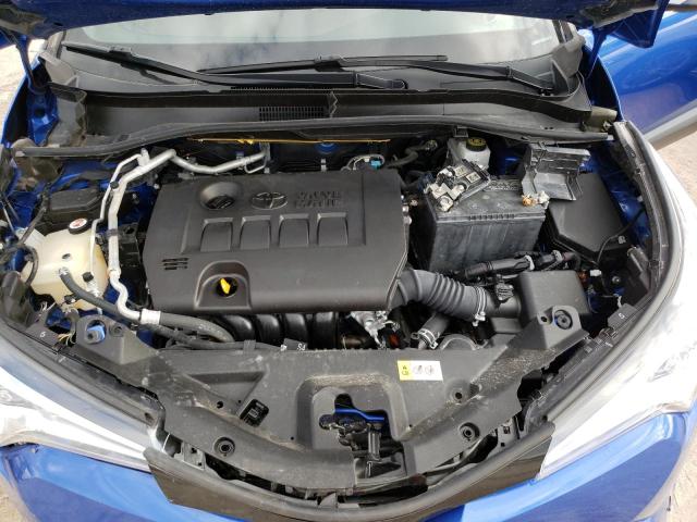 JTNKHMBX8K1020640 - 2019 TOYOTA C-HR XLE BLUE photo 11