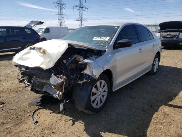 3VW2K7AJ9BM385770 - 2011 VOLKSWAGEN JETTA BASE 银色 照片 2