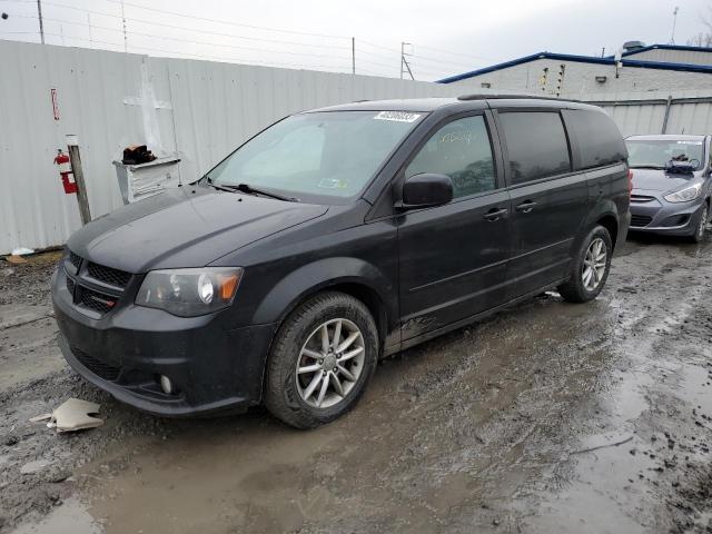 2C4RDGEG9ER418998 - 2014 DODGE CARAVAN BLACK photo 1