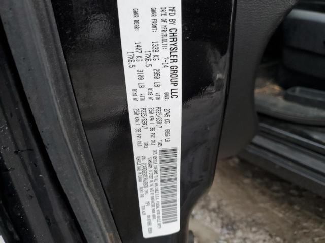 2C4RDGEG9ER418998 - 2014 DODGE CARAVAN BLACK photo 12