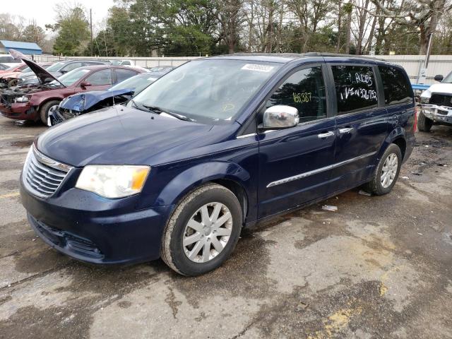 2C4RC1BG4ER326752 - 2014 CHRYSLER TOWN & COU BLUE photo 1