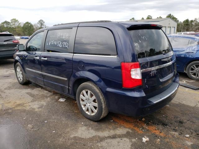 2C4RC1BG4ER326752 - 2014 CHRYSLER TOWN & COU BLUE photo 2