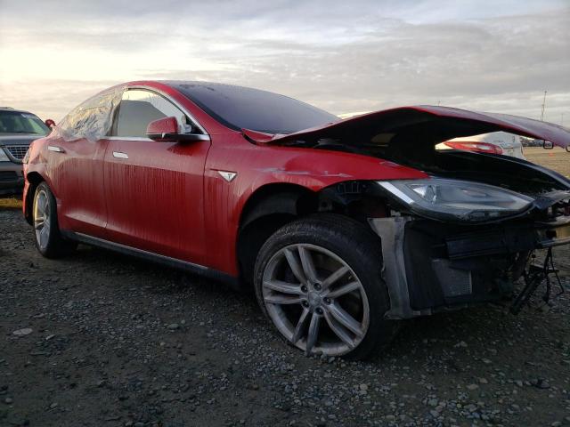 5YJSA1H17EFP30568 - 2014 TESLA MODEL S Կարմիր լուսանկար 4