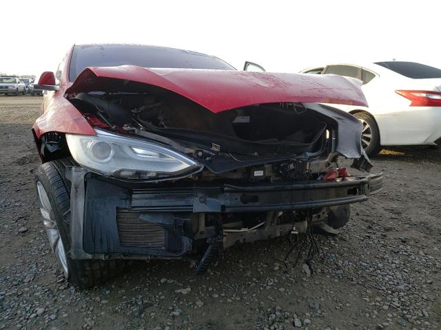 5YJSA1H17EFP30568 - 2014 TESLA MODEL S Կարմիր լուսանկար 5