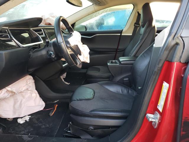 5YJSA1H17EFP30568 - 2014 TESLA MODEL S Կարմիր լուսանկար 7