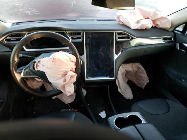 5YJSA1H17EFP30568 - 2014 TESLA MODEL S Կարմիր լուսանկար 8