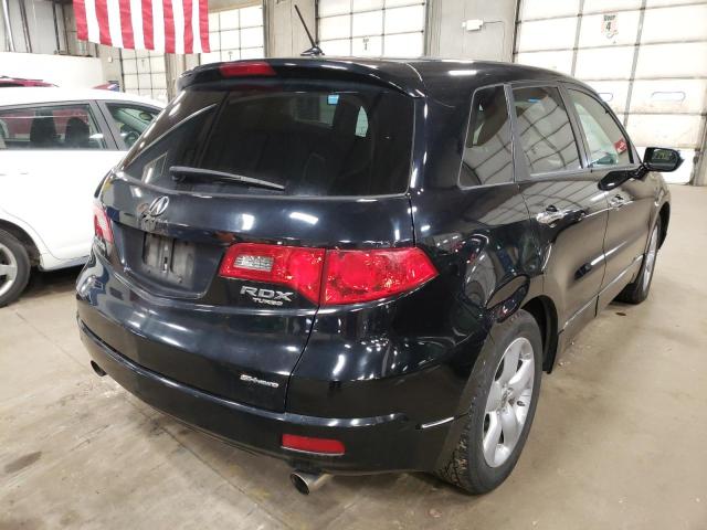 5J8TB18248A013490 - 2008 ACURA RDX BLACK photo 4