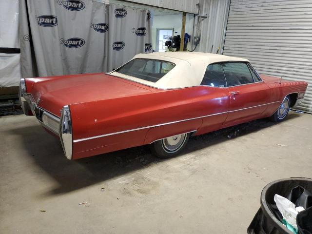F7213175 - 1967 CADILLAC DEVILLE RED photo 3