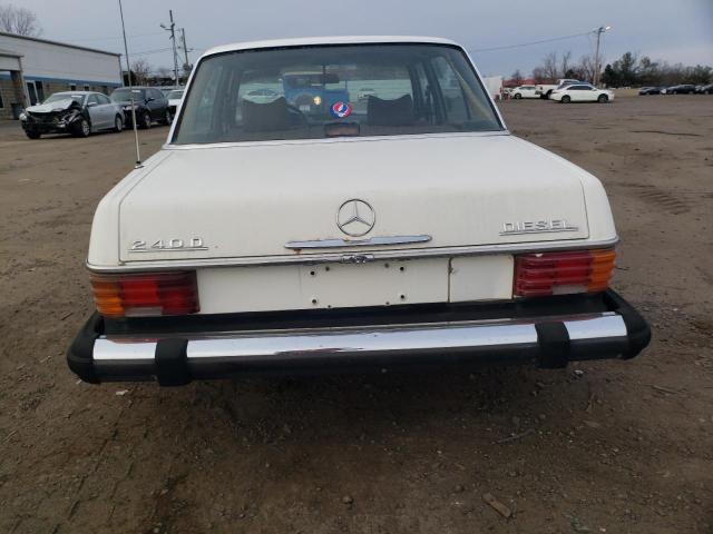 11511710068726 - 1975 MERCEDES-BENZ 240 D WHITE photo 6