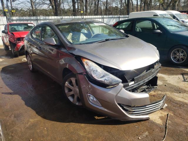 5NPDH4AE5BH056386 - 2011 HYUNDAI ELANTRA GL GRAY photo 1