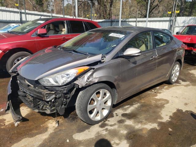 5NPDH4AE5BH056386 - 2011 HYUNDAI ELANTRA GL GRAY photo 2