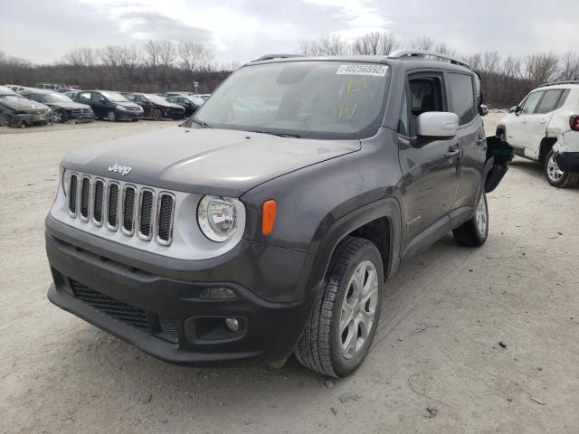 ZACCJBDBXHPG30907 - 2017 JEEP RENEGADE LIMITED  photo 2