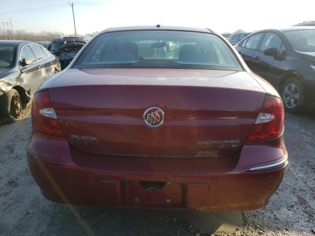 2G4WE537551206116 - 2005 BUICK LACROSSE ბურგუნდია ფოტო 6