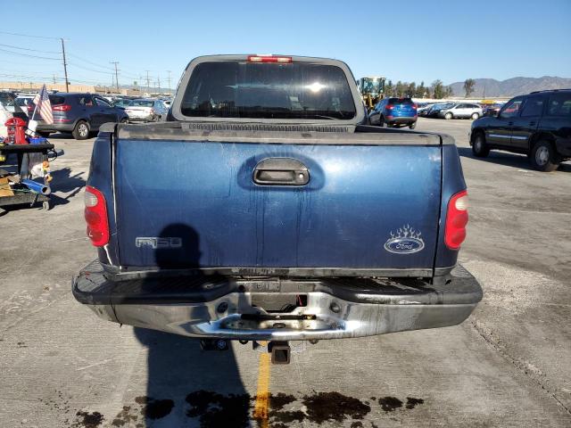 1FTRX07L53KA17369 - 2003 FORD F150 BLUE photo 6