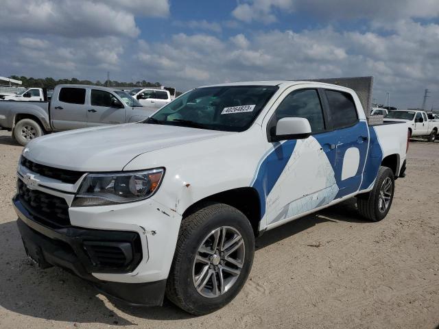 1GCGSBEA5M1296008 - 2021 CHEVROLET COLORADO WHITE photo 1