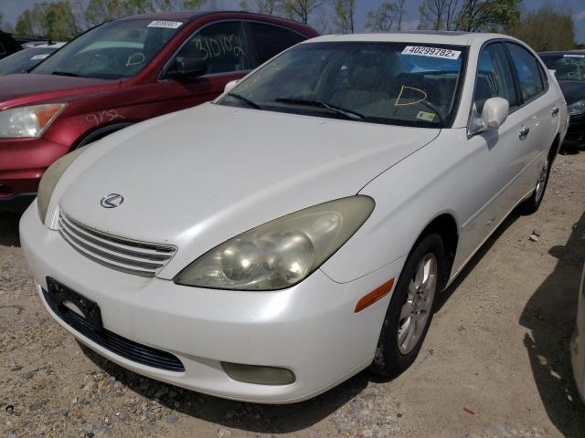 JTHBF30G136010235 - 2003 LEXUS ES 300 WHITE photo 2