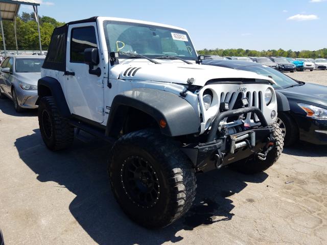 1C4AJWAG3EL106318 - 2014 JEEP WRANGLER S WHITE photo 1
