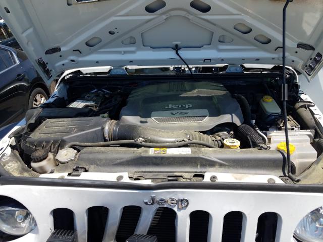 1C4AJWAG3EL106318 - 2014 JEEP WRANGLER S WHITE photo 7