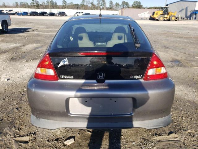 JHMZE14754T000262 - 2004 HONDA INSIGHT SILVER photo 6