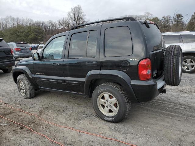 1J4GL58K02W278741 - 2002 JEEP LIBERTY LI BLACK photo 2