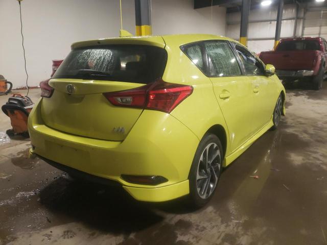 JTNKARJE4GJ516351 - 2016 TOYOTA SCION IM GREEN photo 4