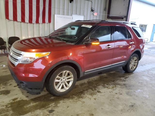 1FM5K8D88EGB77498 - 2014 FORD EXPLORER X BURGUNDY photo 1