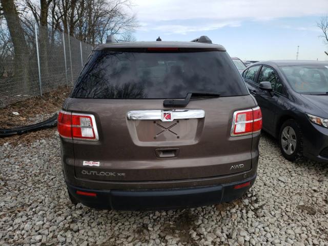 5GZLVVED9AJ200196 - 2010 SATURN OUTLOOK XR BROWN photo 6