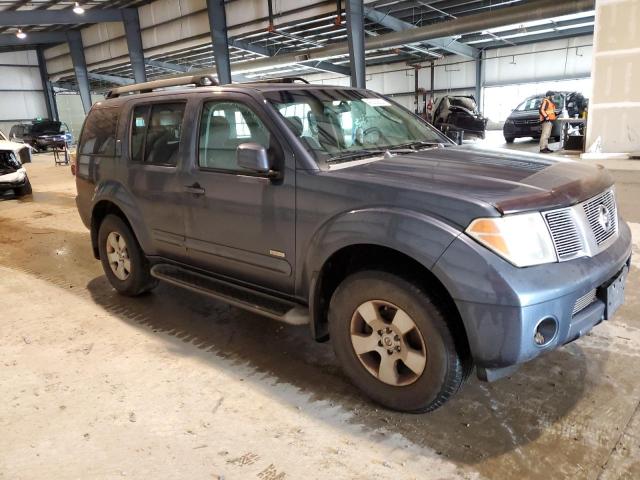 5N1AR18W75C768410 - 2005 NISSAN PATHFINDER BLUE photo 4