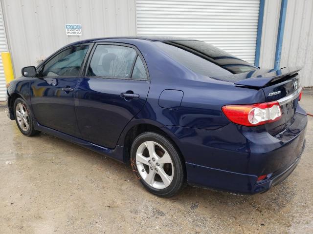 5YFBU4EE9DP089345 - 2013 TOYOTA COROLLA BA BLUE photo 2