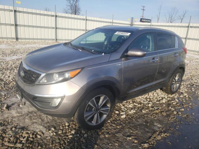 KNDPCCA67E7656589 - 2014 KIA SPORTAGE S GRAY photo 1