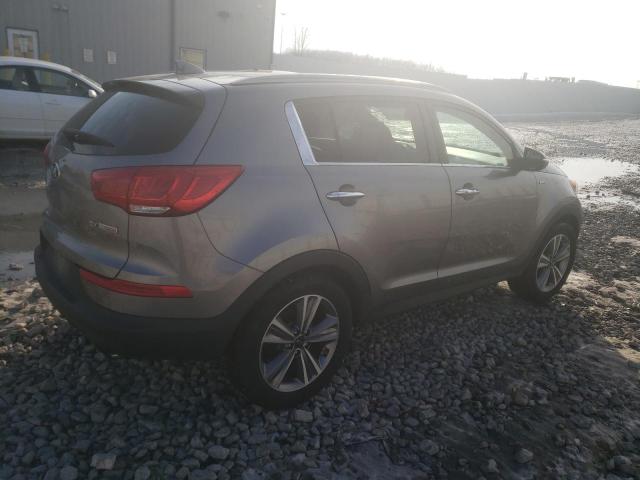 KNDPCCA67E7656589 - 2014 KIA SPORTAGE S GRAY photo 3