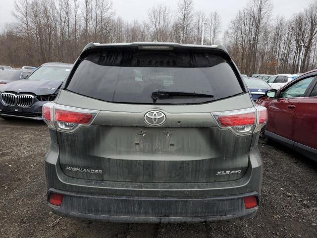 5TDJKRFH6FS219695 - 2015 TOYOTA HIGHLANDER ნაცრისფერი ფოტო 6