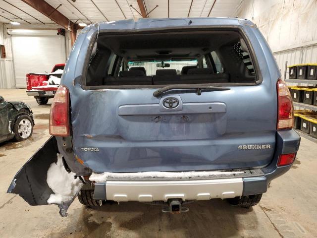 JTEBU14R140040911 - 2004 TOYOTA 4RUNNER SR BLUE photo 6