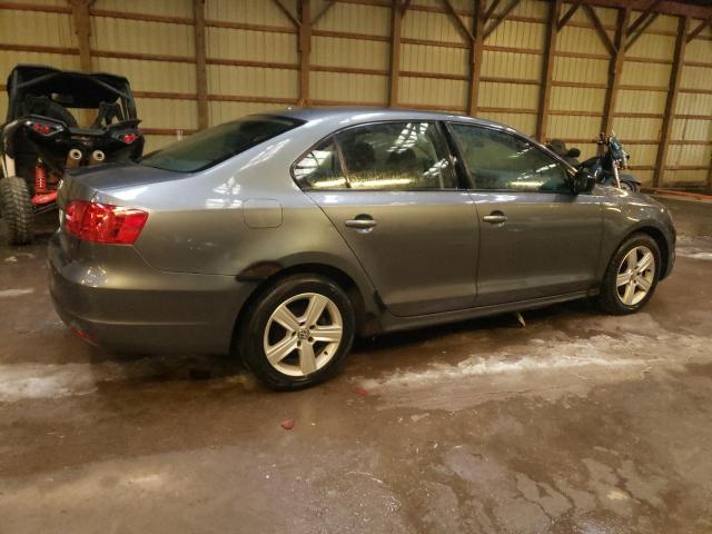 3VW1K7AJ6CM408841 - 2012 VOLKSWAGEN JETTA BASE GRAY photo 3