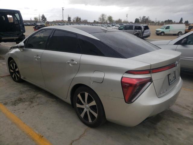 JTDBVRBD0HA002996 - 2017 TOYOTA MIRAI SILVER photo 3