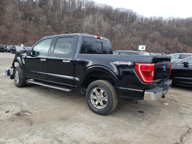 1FTEW1EP9MFC70718 - 2021 FORD F150 SUPER BLACK photo 2