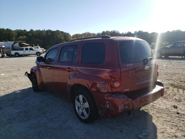 3GNDA13D98S614429 - 2008 CHEVROLET HHR LS MAROON photo 3