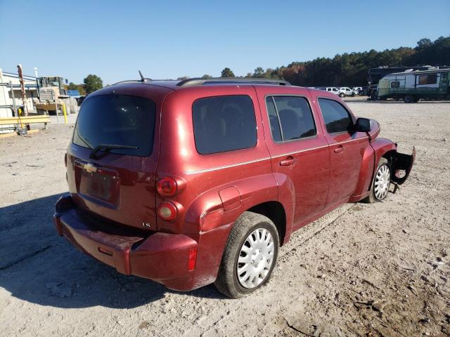 3GNDA13D98S614429 - 2008 CHEVROLET HHR LS MAROON photo 4