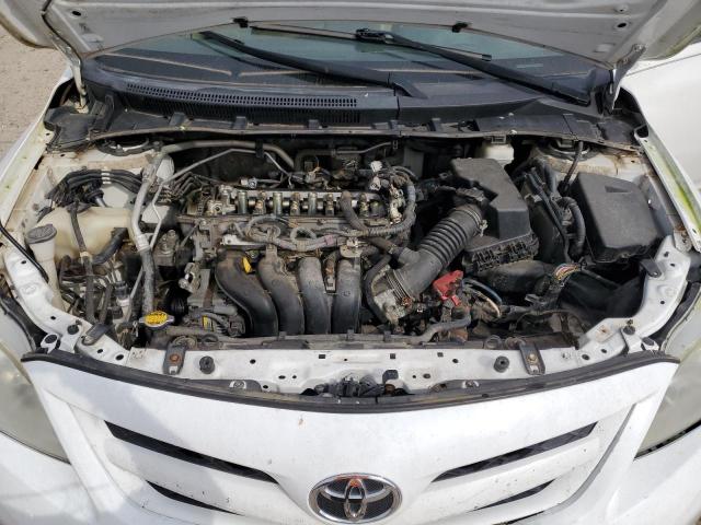 5YFBU4EE5CP021140 - 2012 TOYOTA COROLLA BA WHITE photo 11