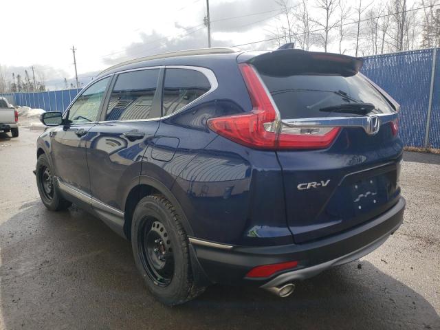 2HKRW2H92KH147544 - 2019 HONDA CR-V TOURI BLUE photo 3