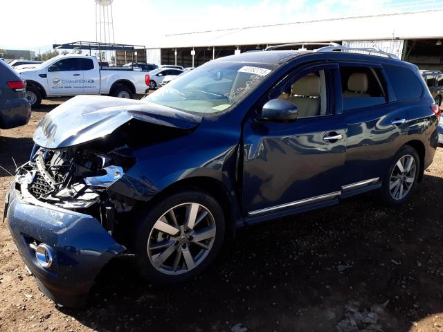 5N1AR2MM9FC641783 - 2015 NISSAN PATHFINDER ლურჯი ფოტო 1