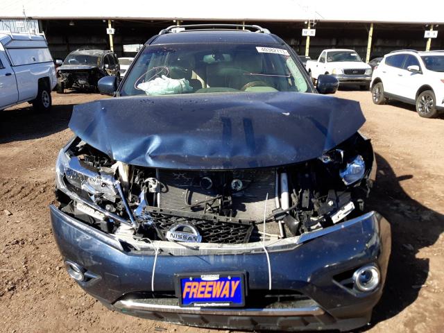 5N1AR2MM9FC641783 - 2015 NISSAN PATHFINDER ლურჯი ფოტო 5