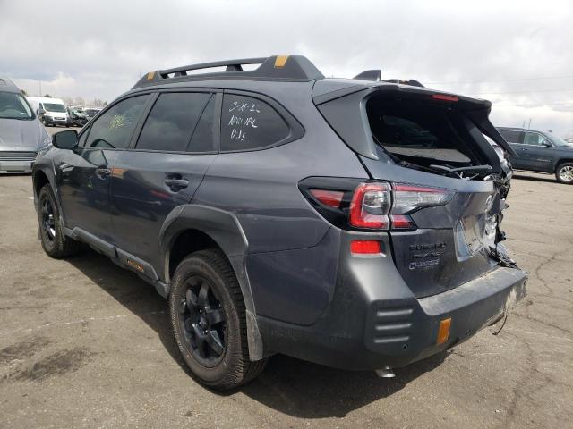 4S4BTGUD3N3121077 - 2022 SUBARU OUTBACK WI GRAY photo 3