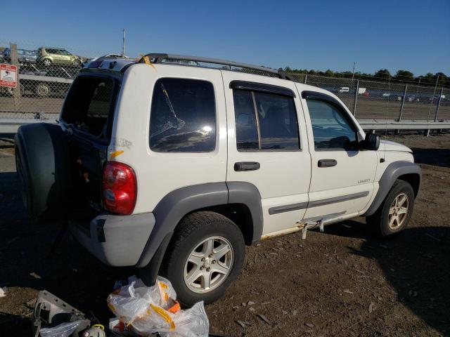 1J4GL48K34W260408 - 2004 JEEP LIBERTY SP WHITE photo 3