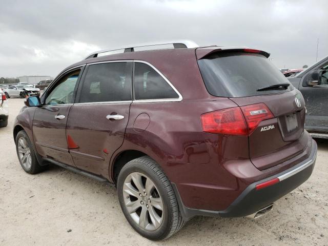 2HNYD2H61CH508497 - 2012 ACURA MDX ADVANC 栗色 照片 2