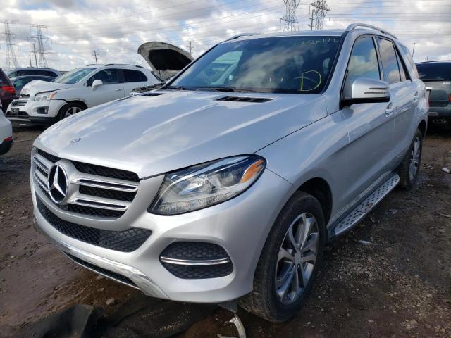 4JGDA5HB8GA656108 - 2016 MERCEDES-BENZ GLE 350 4M SILVER photo 2